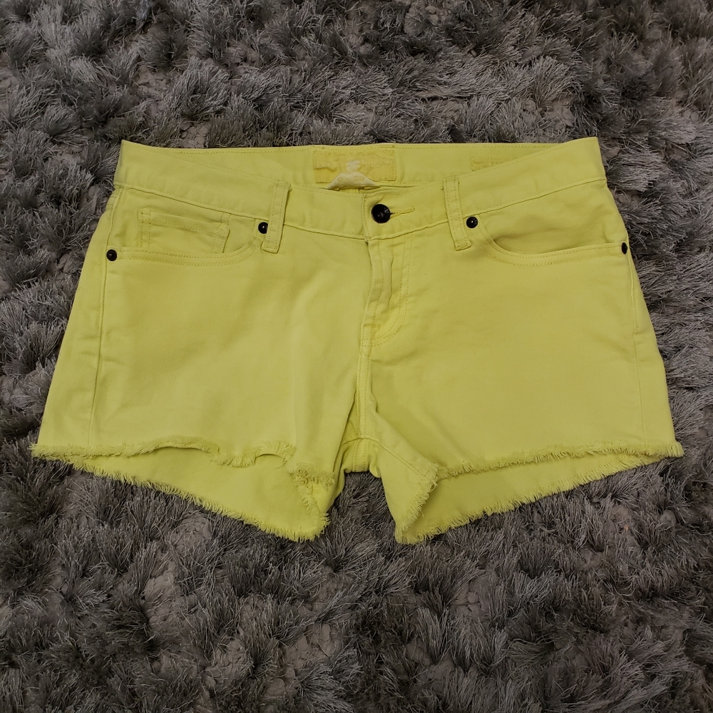Lucky Brand Neon Yellow Riley Short 6